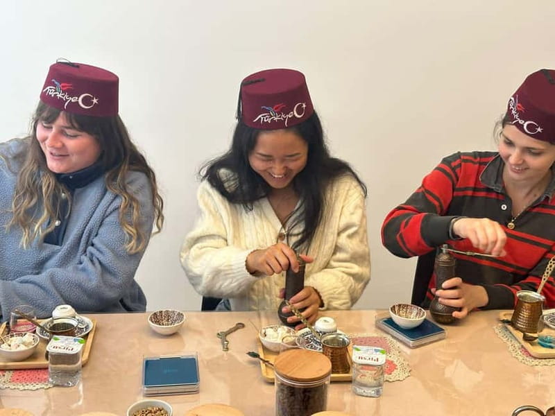 Antalya:Turkish Coffee Workshop + Fortune Telling + Gift Set - Brewing in the cezve, and the hot-sand variation