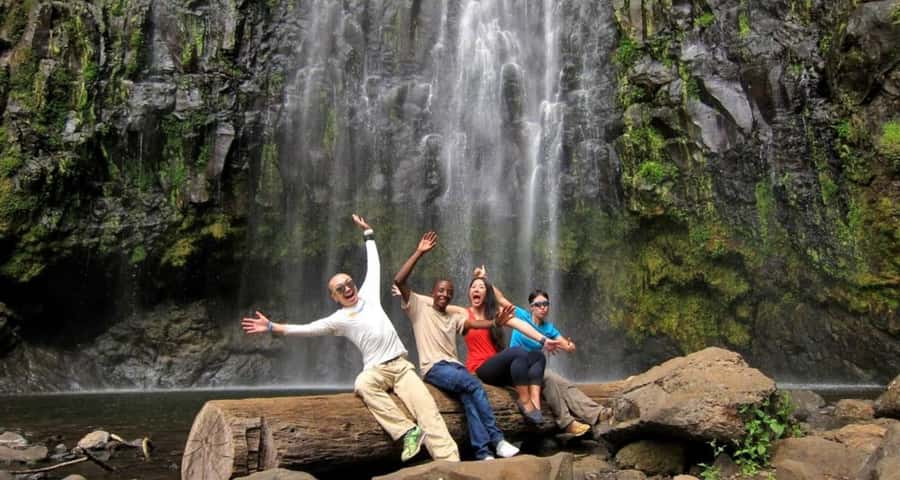 Arusha: Materuni Waterfalls, Coffee, and Hotsprings Tour - Local lunch gives the middle of the day a proper pause