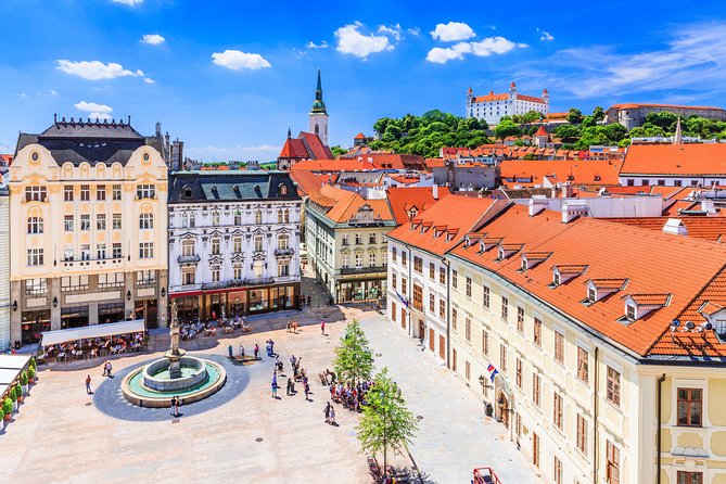 Bratislava From Vienna By Bus With Coffee & Cake - Finding your footing at Most SNP