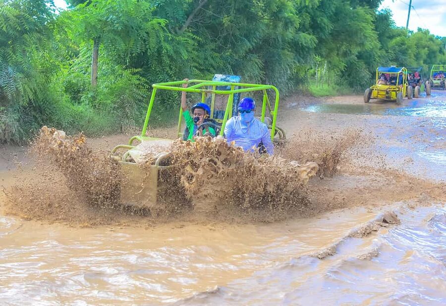 Buggy Tour in Punta Cana: Mamajuana - Coffee - Swimming in Cenote and Macao Beach - A clear-water cenote inside a cave