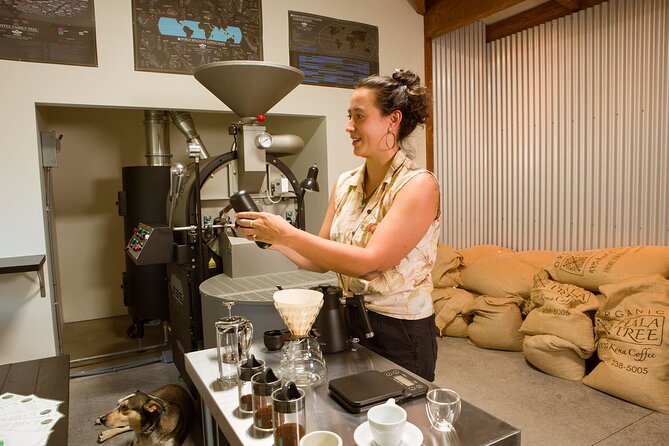Coffee Brewing Workshop - Tasting Medium and Dark Kona Coffee