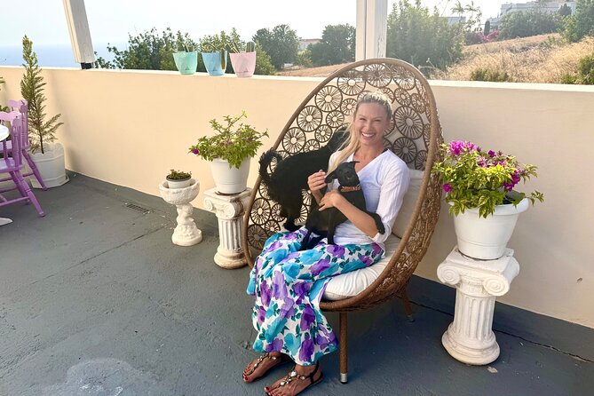 Coffee Cake and Cuddles with Rescue Puppies in a Sea View Villa - The value of a maximum eight-person group