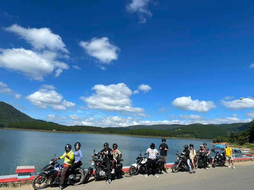 DALAT EASY RIDER GROUP TOUR - PONGOUR FALL - SILK- COFFEE.. - Tuyen Lam Lake gives the morning a quiet start