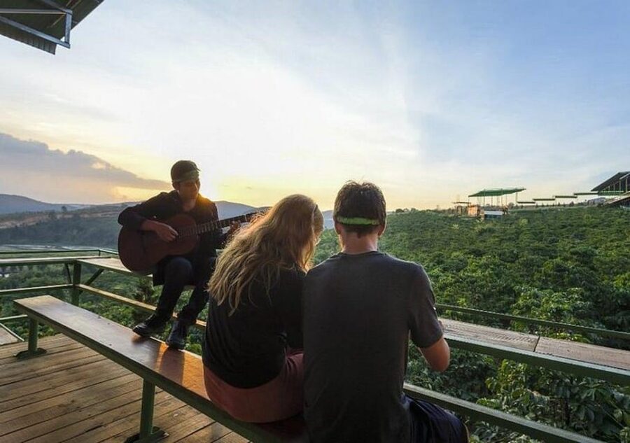 Dalat Group Easy Rider - Elephant Fall-Pagoda-Weasel Coffee… - Van Thanh Flower Village shows Dalat’s rural side