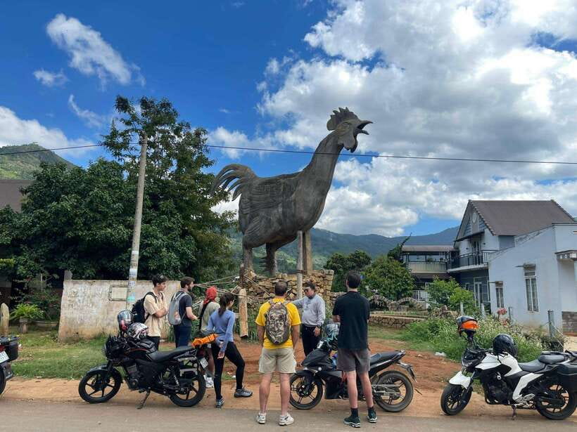Dalat: MOTORBIKE TOUR TO PONGOUR FALLS- SILK- COFFEE FARM - Coffee, rice wine, silk, and village work