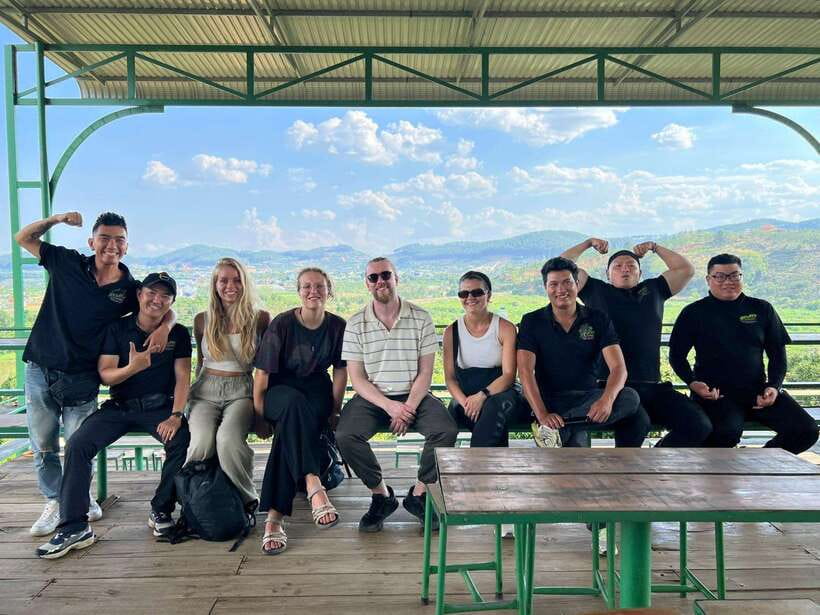 Dalat: MOTORBIKE TOUR TO PONGOUR FALLS- SILK- COFFEE FARM - Chicken Village and a memorable final stop