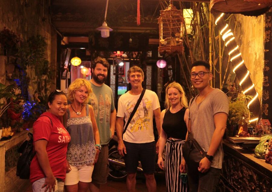 Discover Hanoi's Street Food by Night & Mini Class Coffee - Hanoi draught beer with the food