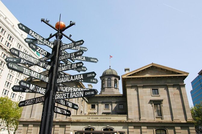 Downtown Portland Coffee & Donut Tour - Pioneer Courthouse Square and the finish