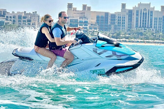 Dubai Skyline Jet Ski Tour + FREE PICS,VIDS & COFFEE - The 90-minute route: adding JBR to the skyline