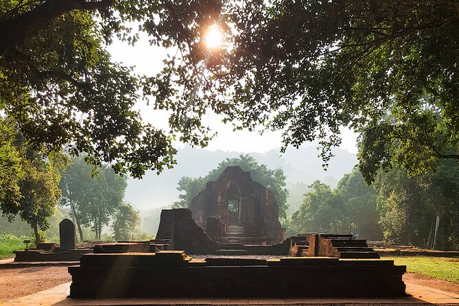 Early Morning My Son Sanctuary Trip w. Champa Food & Coffee - A useful balance of guiding and free time
