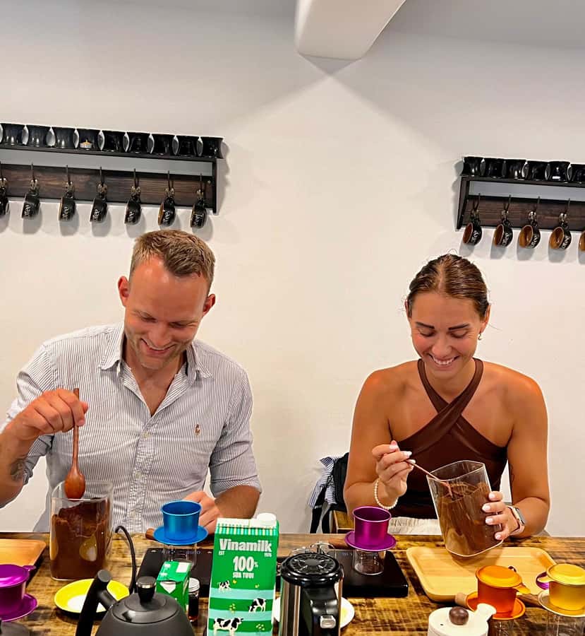 Egg coffee & Course on 4 traditional types of Viet coffee - A small workshop with practical instruction