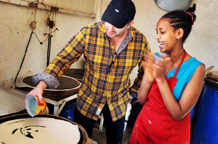 Ethiopian Culinary Tour - Market, Coffee Ceremony and More - Tomoca Coffee and the first taste of Addis