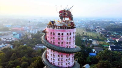 Don Wai Market, Wat Samphran & Lotus Café Tour