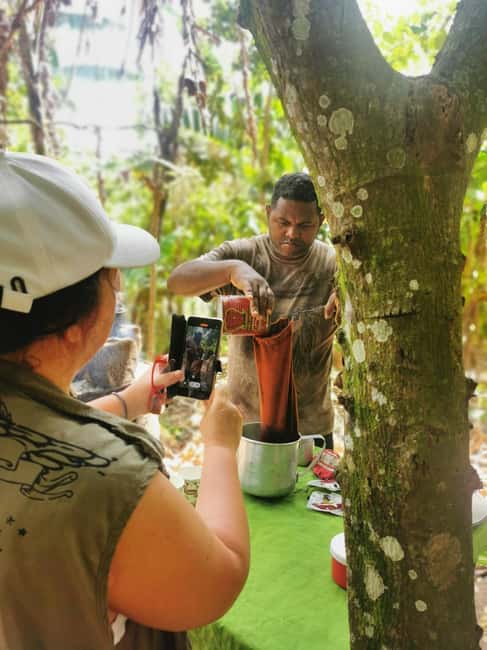 From Puerto Plata Priv: Cocoa, Coffee, Cigars & Local Market - Sunset and a Cuba libre on the beach