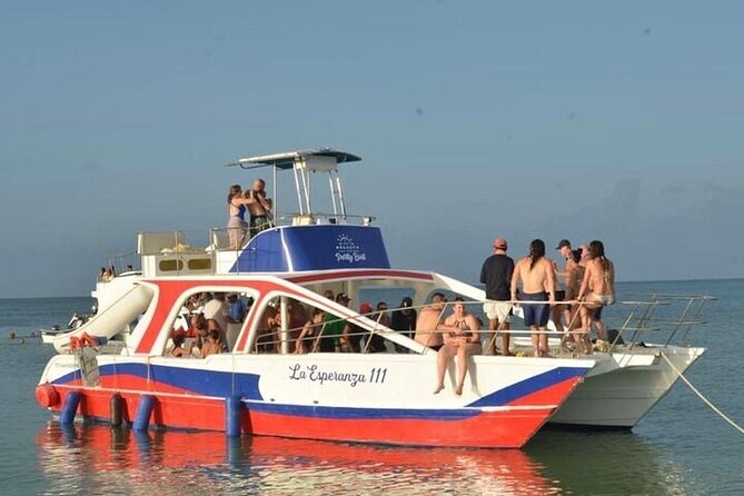 Full Day ATV, Coffee, Chocolate Tasting & Party Boat - Boarding the catamaran at Bavaro Beach