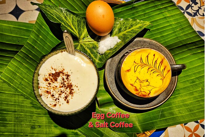 Hanoi Coffee Class with Egg, Coconut, Salt, and Dripping Coffee - What the $25 price gives you
