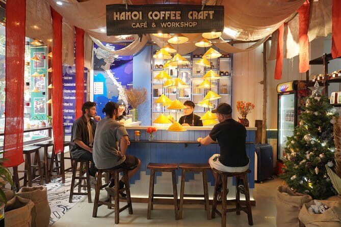 Hanoi Coffee Workshop Brew Taste and Culture Experience - Learning to use the phin filter