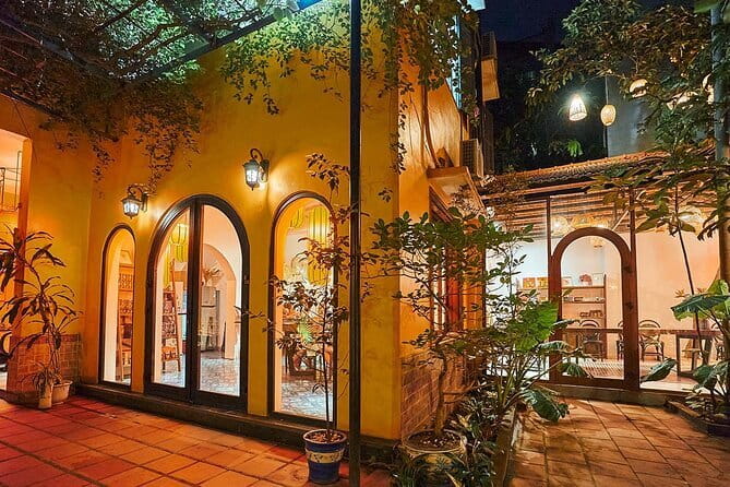 Hanoi: Cook 2–5 Vietnamese Dishes With Traditional Tea Ceremony - Cooking Vietnamese food in a garden villa