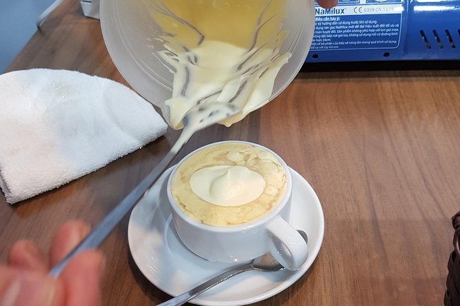 Hanoi daily egg coffee making course with local guide - Making and decorating your own egg coffee