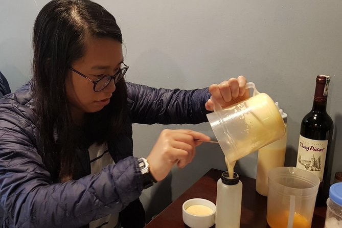 Hanoi daily egg coffee making course with local guide - The first stage: meeting the group and preparing ingredients