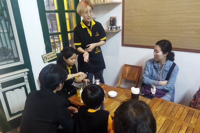 Hanoi Egg Coffee Class and Street Food Walking Tour - Price, timing, and practical value