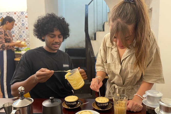 Hanoi Egg Coffee & Coconut Coffee Making Class with Free Banh Mi - What the one-hour schedule looks like
