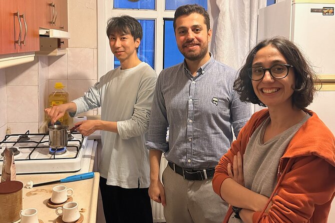 Istanbul Turkish Coffee Cooking and Tasting with Locals at Home - Tasting different coffees with Turkish delights