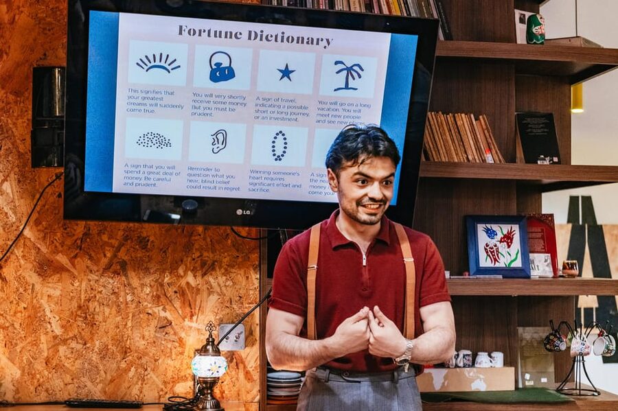 Istanbul: Turkish Coffee Making and Fortune Telling Workshop - Fortune telling from the coffee grounds