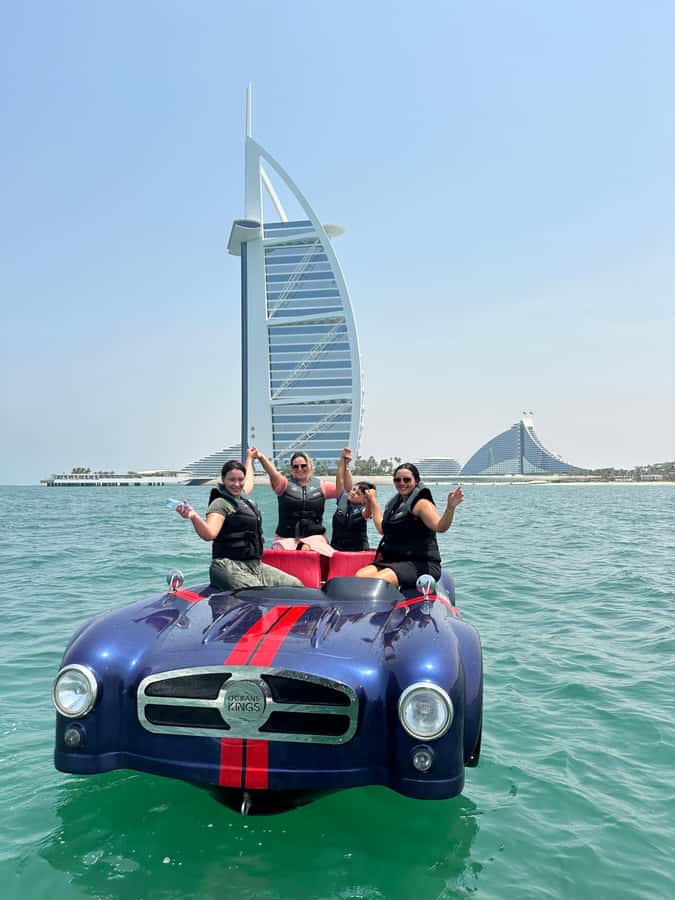 Jet Car: Squad Goals, 4 Seats. 1 Epic Ride Dubai - Starting at Umm Suqeim