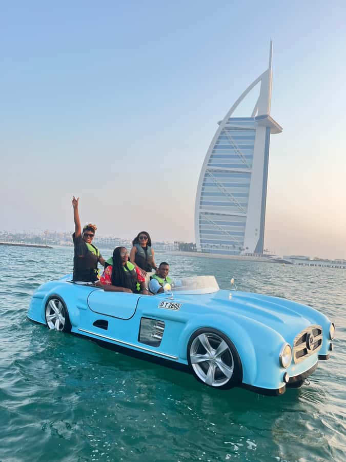 Jet Car: Squad Goals, 4 Seats. 1 Epic Ride Dubai - Is $245 good value for four people?