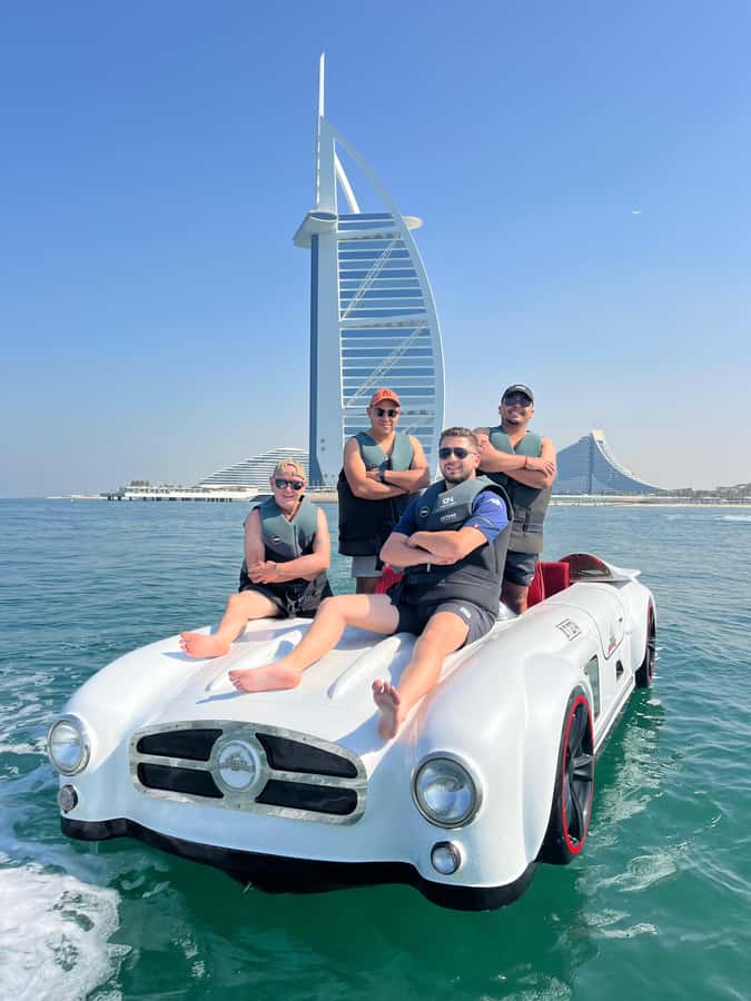 Jet Car: Squad Goals, 4 Seats. 1 Epic Ride Dubai - Choosing between 20, 30, and 60 minutes