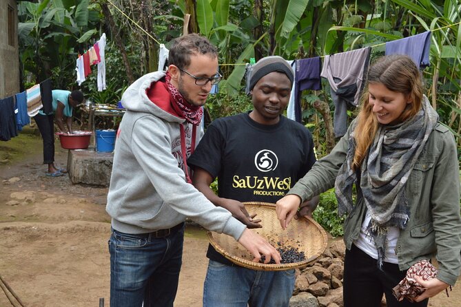 Marangu waterfall & Coffee making Cultural Tour | BURIGI CHATO SAFARIS CO LTD - Walking to Ndoro Waterfalls