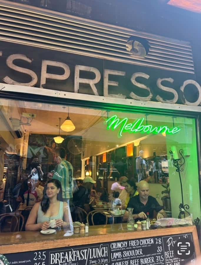 Melbourne Brunch & Coffee Iconic Laneway Degraves Espresso - Degraves Street gives the breakfast a sense of place
