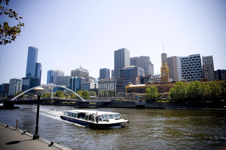 Melbourne City Cruise with Tea, Coffee, and Commentary - The downstream cruise toward Docklands and the port