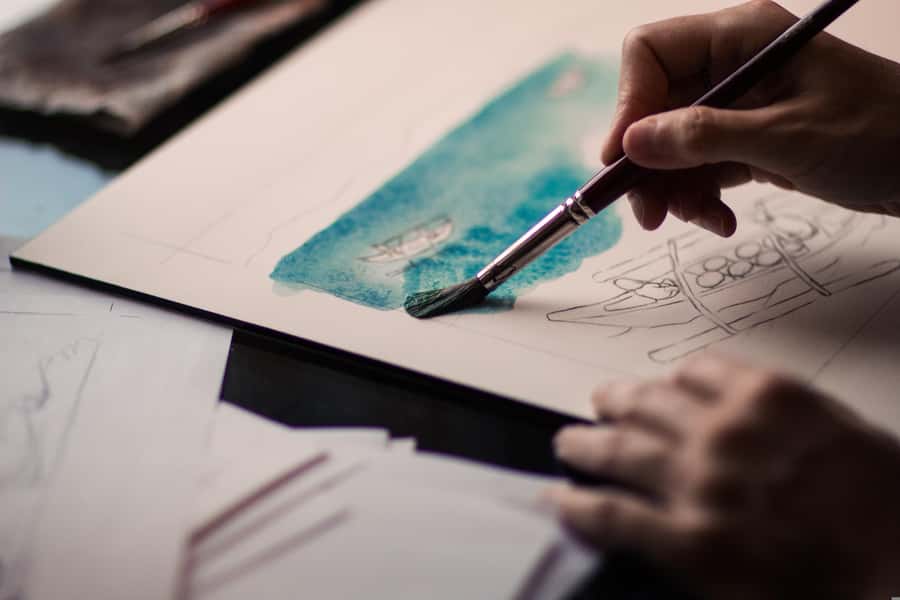 Painting with Delicious Coffee - A Studio with More Than Your Own Painting