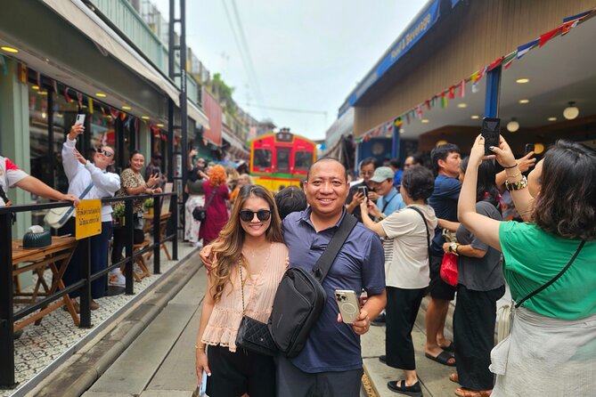 Private Floating Market, Train Market and After Rain Cafe Tour - A train market that gives this tour its spark