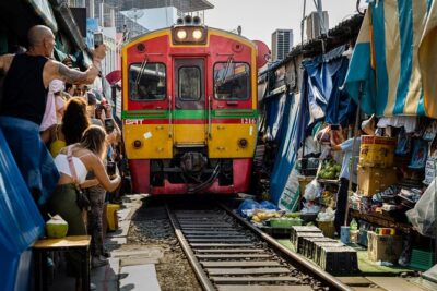 Private Floating Market, Train Market and After Rain Cafe Tour