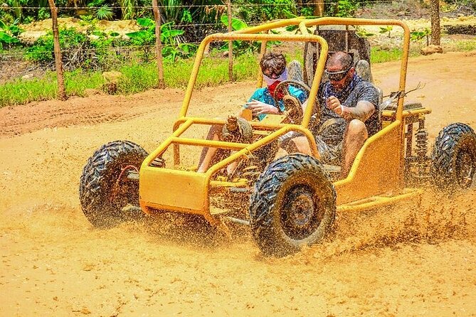 Punta Cana Family Buggy; cave pool, beach, coffee tasting - Cooling off in the water cave
