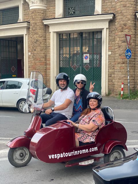 Rome: Highlights Vespa Sidecar Tour with Coffee and Gelato - What the $141.61 price gets you