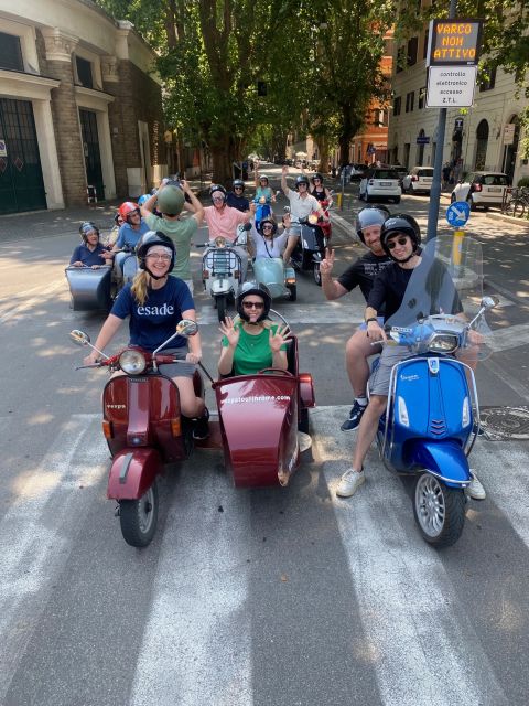Rome: Highlights Vespa Sidecar Tour with Coffee and Gelato - Starting at Piazza San Marco and crossing central Rome