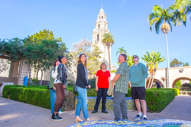 San Diego Balboa Park Highlights Small Group Tour with Coffee - The Old Globe connects exposition history with live theater