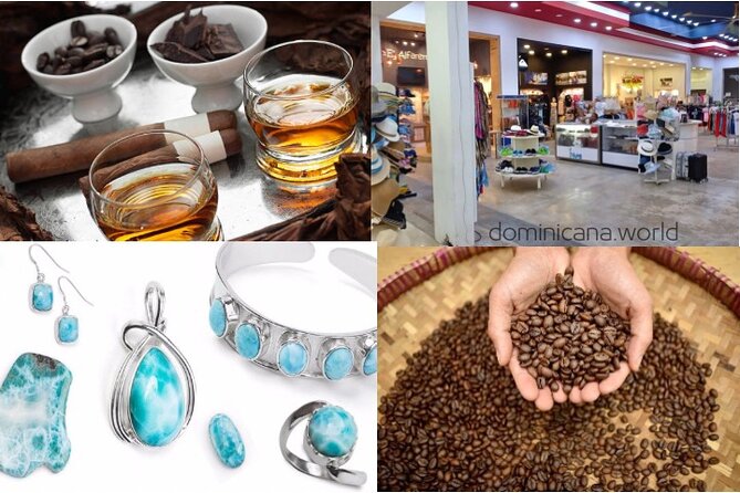 Shopping tour Punta Cana rum cigars coffee larimar chocolate souvenirs mamajuan - Key points to know before you go