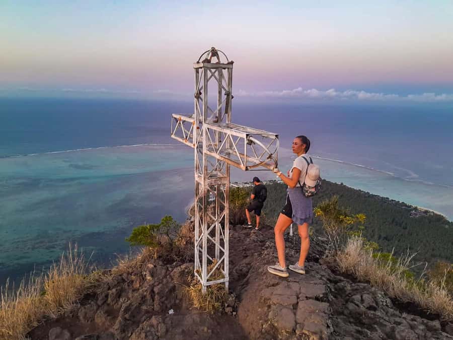 Sunrise hike at Le Morne Brabant with Local Guides (UNESCO) - The first climb through coastal forest