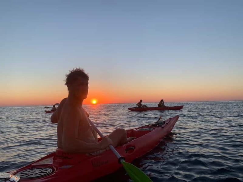 Sunrise Kayak Tour / Snorkeling and Italian Coffee Included - Proratora Island, snorkeling, and the sea cave