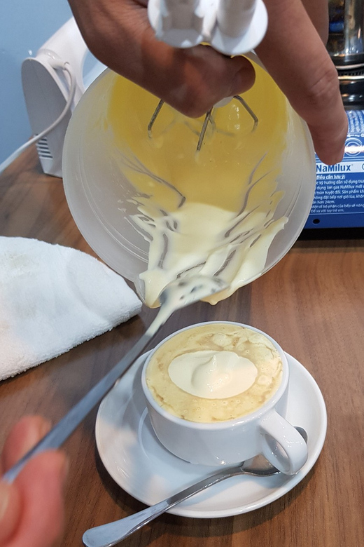 Tam coc Daily Egg Coffee Class - Making Vietnamese Egg Coffee at Hoang Cuisine
