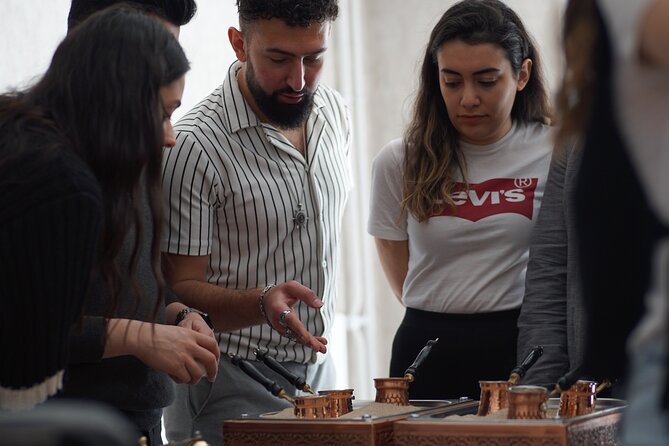 Turkish Coffee on Sand Workshop: Fortune Telling & Gift Set - Brewing coffee on sand in a copper cezve