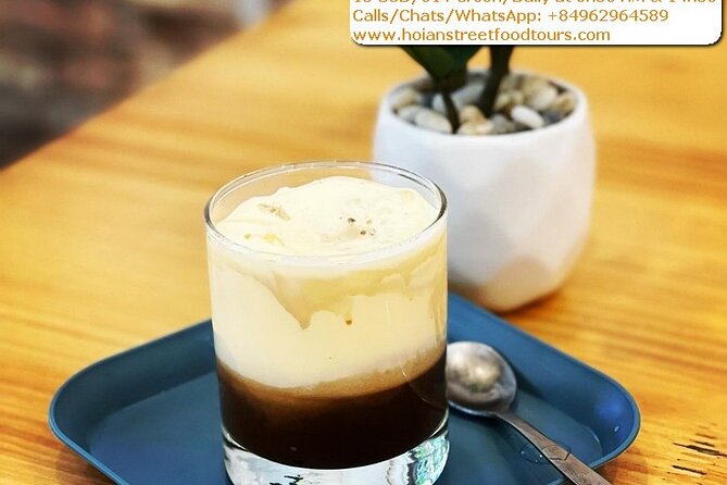 Vietnamese Egg Coffee Making Course in Hoi An - A spring roll turns coffee into a light meal